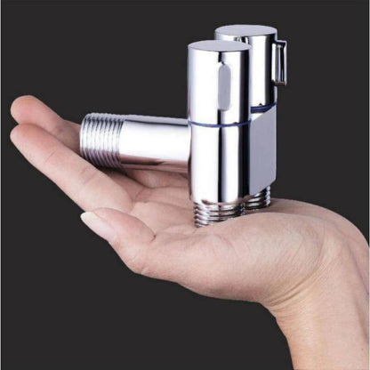 Bathroom Faucet Stainless Steel Washing Machine Water Faucet Double Outlet for Toilet Garden Hose Washing Machine Pet Bathing
