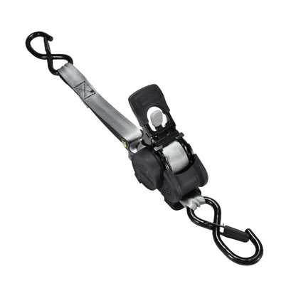 1 Inch 10Ft Auto Retractable Ratchet Strap 800kg Heavy Duty Elastic Fastening Belt for Motorcycle Cargo Fixing