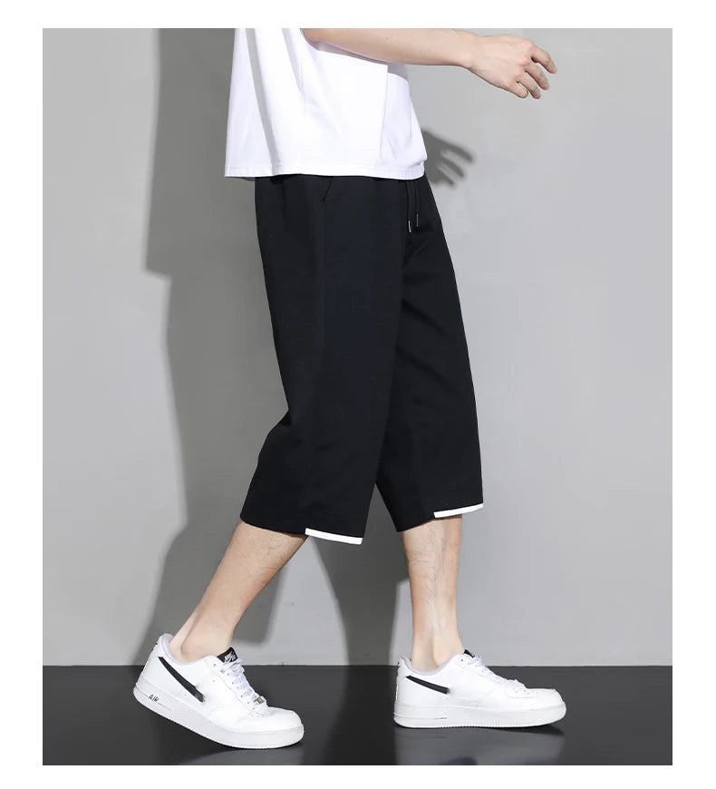 Plus Size Large Men's Shorts 2025 Summer New Trendy Loose Men's Sports and Casual Pants Jorts Baggy Cargo Mens Luxury Brands Man