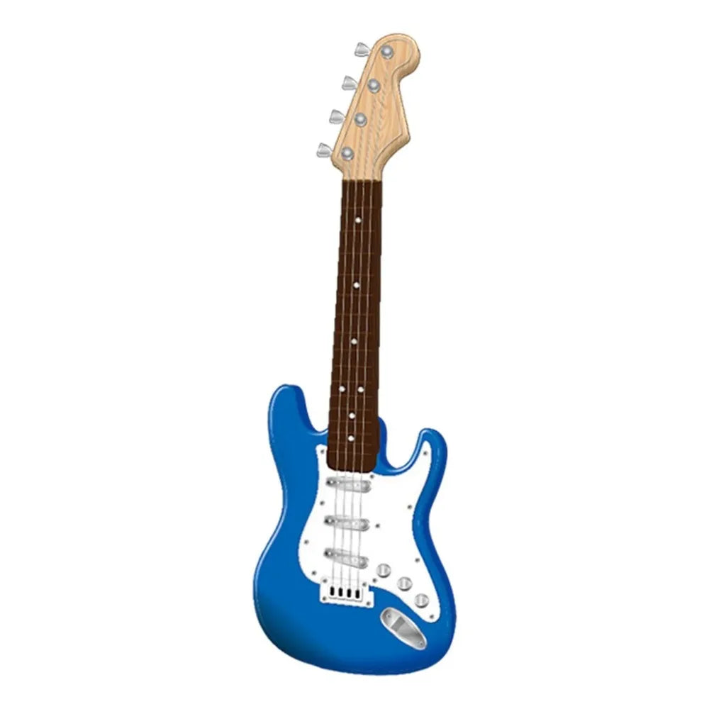 4-string Children Electric Guitar Toy with Music Light Beginner Electric Guitar Ukulele Children's Toy Musical Instrument Gift