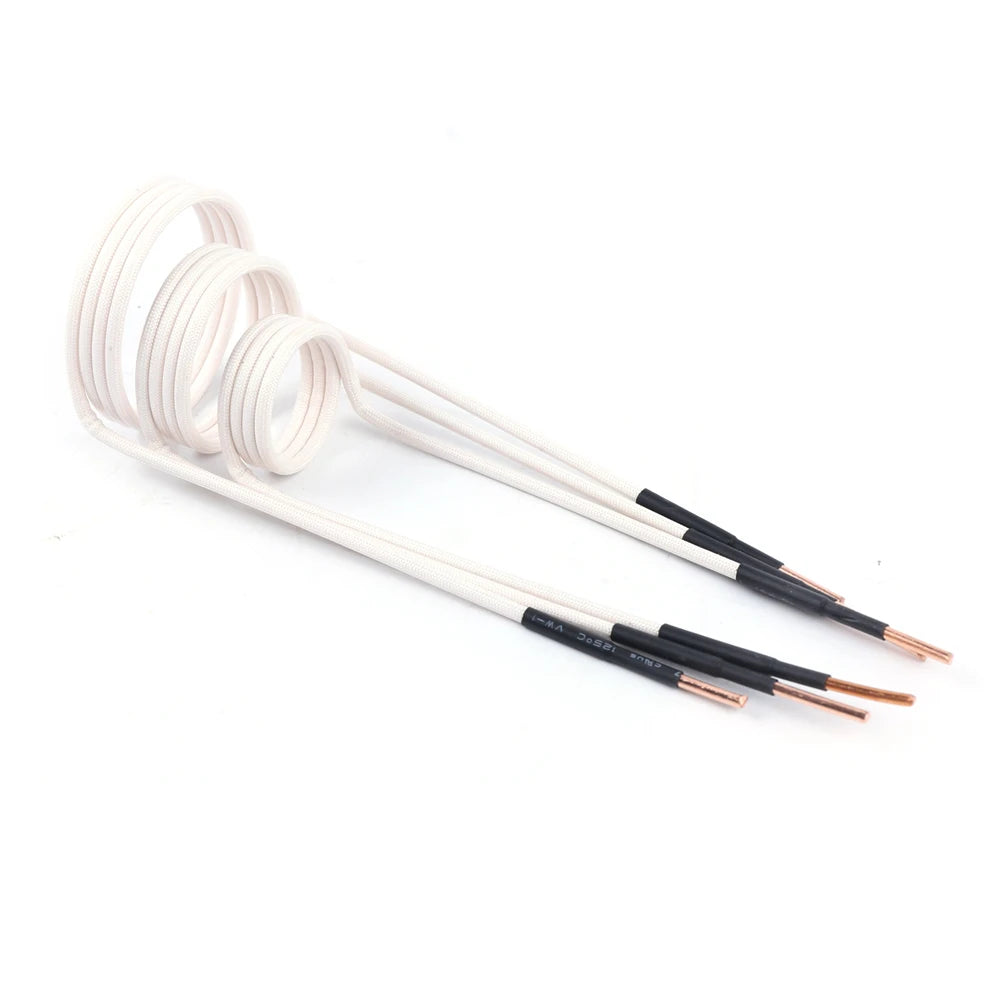 8PCS Induction Coil Kit White For Induction Heater Heater Mini Ductor