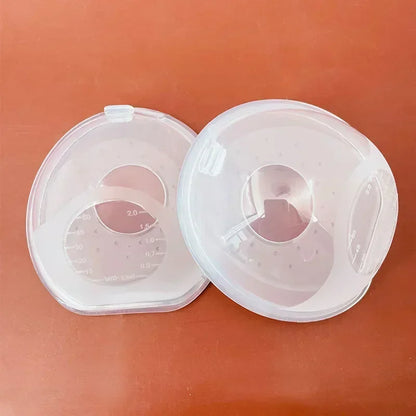 Silicone Mother's Milk Collector With Scale Wearable Anti Spill Breast Pads Nipple Pain Protector Maternity Breastfeeding