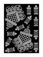 Flower Tattoo Stencil Reusable Henna Template for Hand and Body Henna Tattoo Design for Wedding Festival Party Tattoo Tools