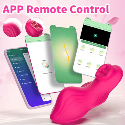Wearable Bluetooth APP Vibrator for Women Wireless Remote Control Vibrating Egg Clitoris Stimulator Female Sex Toys for Couples