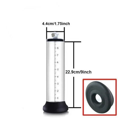 Male Penis Enlarger Vacuum Pump Penis Enlargement Enhancer Adult Sex Toy for Men Lasting Trainer Erotic Products Vacuum Cylinder