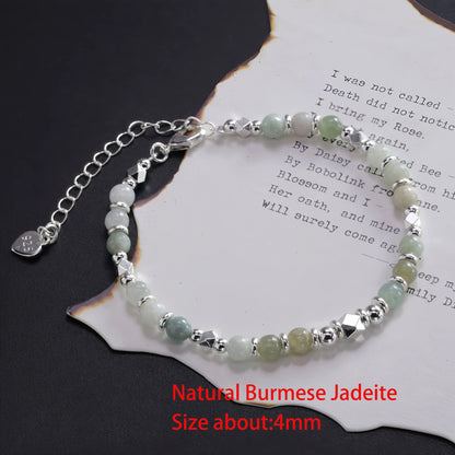 VENTFILLE 925 Sterling Silver Line Extremely Fine Bracelet for Women Love Haert Bead Korean Ins Sweet Jewelry Gift Dropshipping