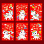 6Pcs 2026 Year Horse Zodiac Red Cash Envelopes, Chinese New Year Red Packets, Lucky Money Gift Bag