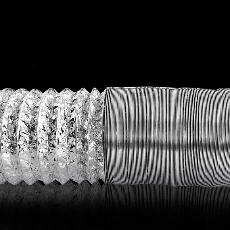 80-200mm Ventilator Pipe Aluminum Air Ventilation Hose for Bathroom Kitchen System Vent Exhaust Duct Tube Accessories