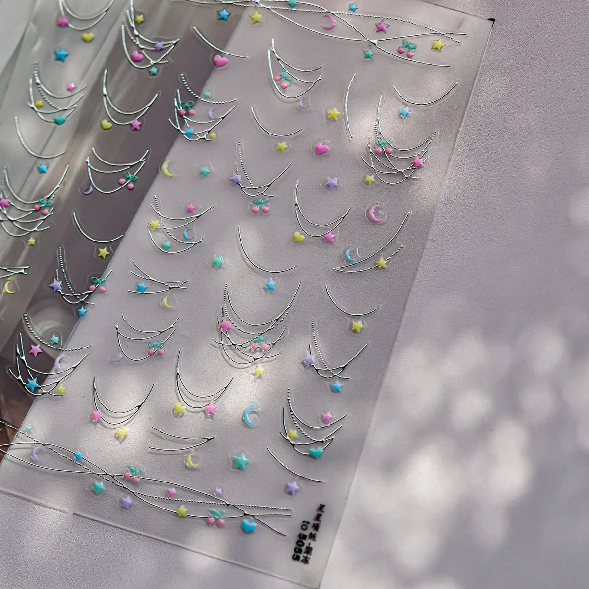 Iridescent Water Bubbles Shiny Stars Colorful 5D Nail Art Stickers Dreamy Water Drop Self Adhesive Decorations Manicure Decals
