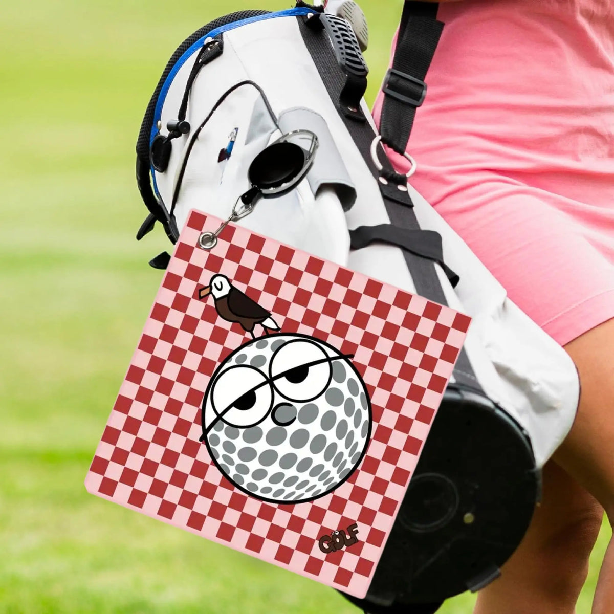 New Style Premium Golf Towel Double Sided Print Golf Accessories Super Absorbent Quick Dry for Quick Cleaning Perfect for Golf
