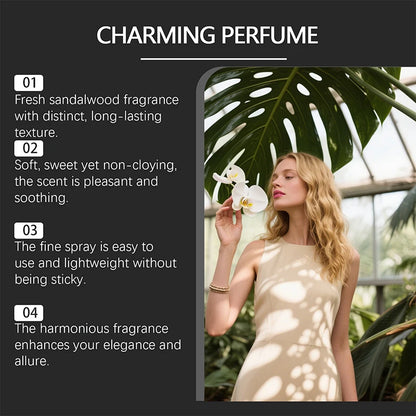 Pheromone Charming Perfume Spray of Man to Attract Woman,Seductive Sandalwood Musk Rose Fragrance Mist,Flirting Dating Scent