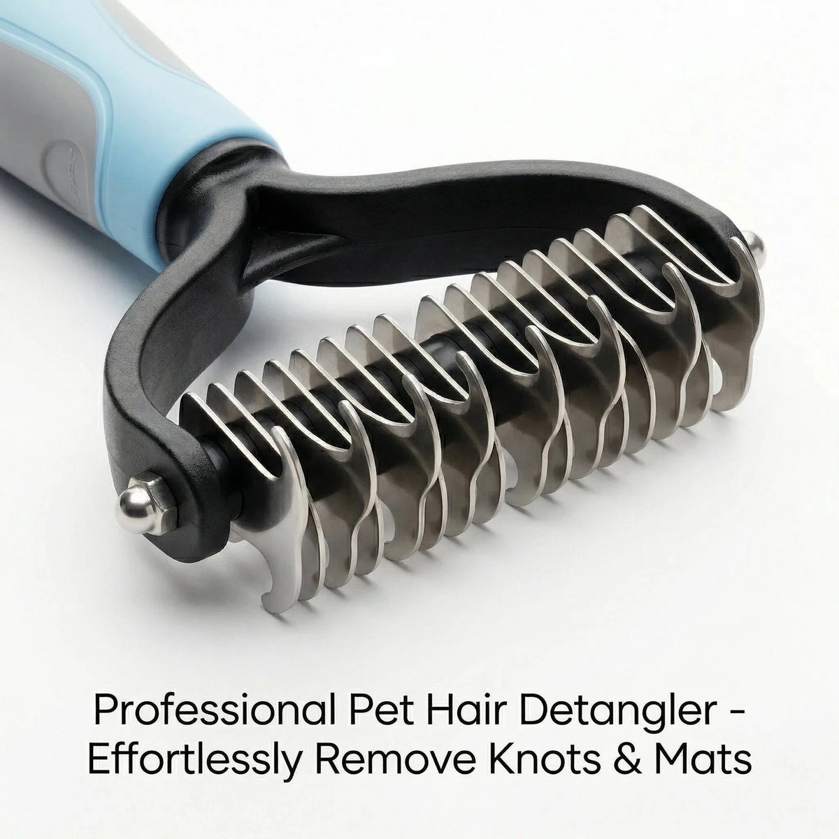 Pet Dog Detangler Dual Side Pet Dematting Comb Dog Cat Knot Remover Brush Undercoat Deshedding Grooming Tool for Long Short Hair