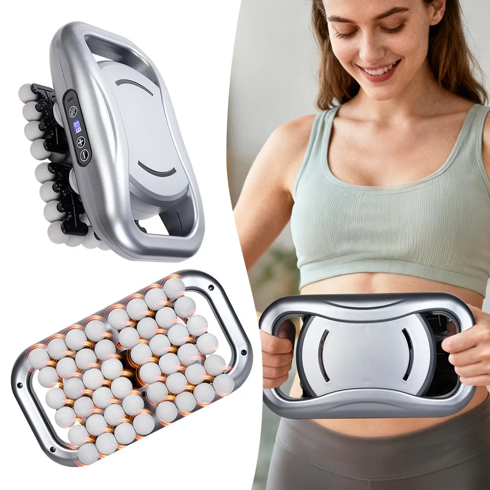 48-Heads Fascia Gun High-Frequency Vibration Body Massage Gun Back and Waist Massager Neck Shoulder Massager Muscle masajeador