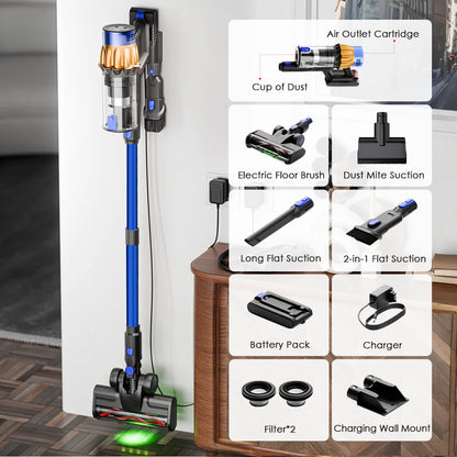 COTIAR V22 650W 55000PA Suction Power Cordless Vacuum Cleaner Handheld Home Appliance Portable Vacuum Cleaner Removable Battery