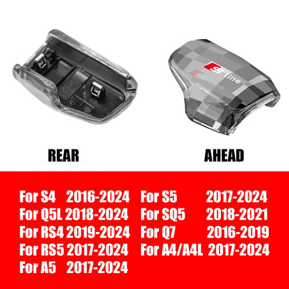 Car Crystal Gear Head Shift Head Transmission Handle Cover For Audi S4 S5 Q5l Sq5 Rs4 Q7 Rs5 A5 Rs7 A6 Rs6 Sq8 A4/a4l Sline RS
