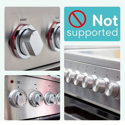 Gas Stove Knob Covers for Child Safety Baby-Proof Locks for Your Gas Cooktop Easy to Use & Heat Resistant 1/4/8 PCS