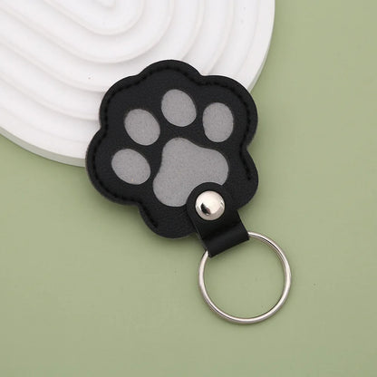 S27 Dog Hair Collector Keychain Leather Pet Memorial Gift Keepsake for Dogs and Cats Fur Storage Pendant Charm Gift Keychain