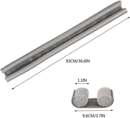 36" Door Draft Stopper – Adjustable Under-Door Seal to Block Cold Air, Noise & Dust (Fits Most Interior/Exterior Doors)