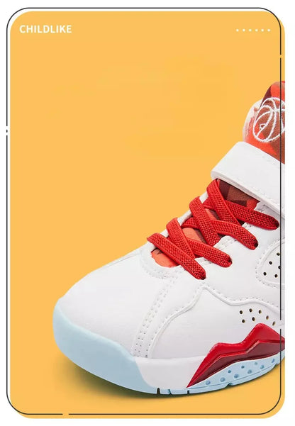 2025 Children's Basketball Shoes for Boys Non-slip Breathable Comfortable Sport Shoes Boys Outdoor Training Basketball Sneakers