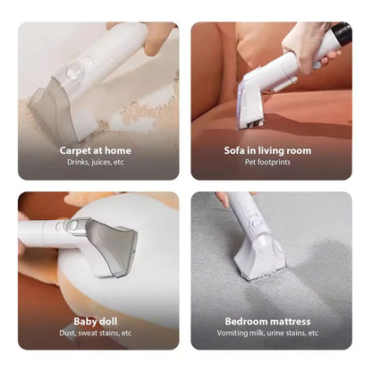 Spot Cleaner 400W-750W 9/15KPa Handheld Carpet Cleaner for Sofa Curtain Spray Suction Integrated Machine Household Clean Machine