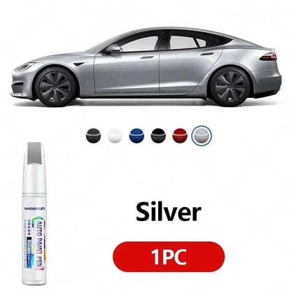 For 2012-2025 Tesla Model 3 Y X S Car Paint repair pen Car touch up pen Black white Tesla wheel paint repair agent Paint repair