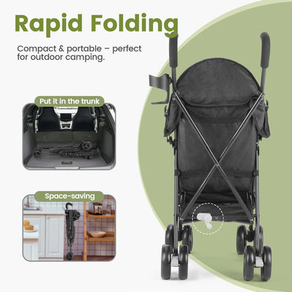 Wedyvko Baby Stroller Travel Stroller Lightweight, Portable Design Folding Children's Baby Stroller