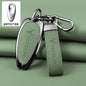 Car Interior Accessories Zinc Alloy Leather Key Case Cover Holder Chain For Voyah Free I-Land Dreamer PHEV Luxury Protective