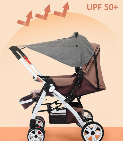 Baby Stroller Rag Shade Blocks UV UVB Sun Rays Cover Car Awning Mosquito Insect Net Mesh RainTent Stroller Protection Accessory
