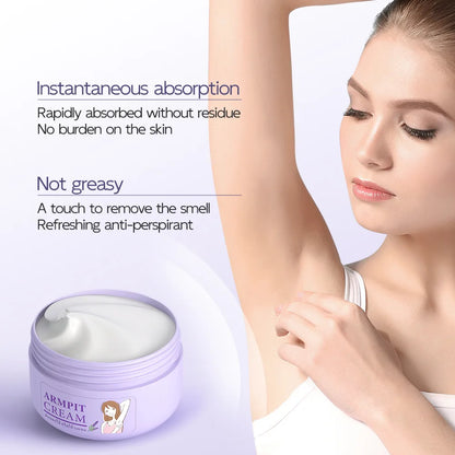 Underarm Antiperspirant Deodorant Cream, Providing All-day Sweat Control, Odor Suppression, and Sweat and Odor Prevention.