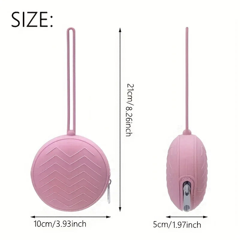 Silicone Pacifier Storage Case, Newborn Pacifier Holder, Travel Baby Pacifiers Silicone Pouch, Pacifier Accessories