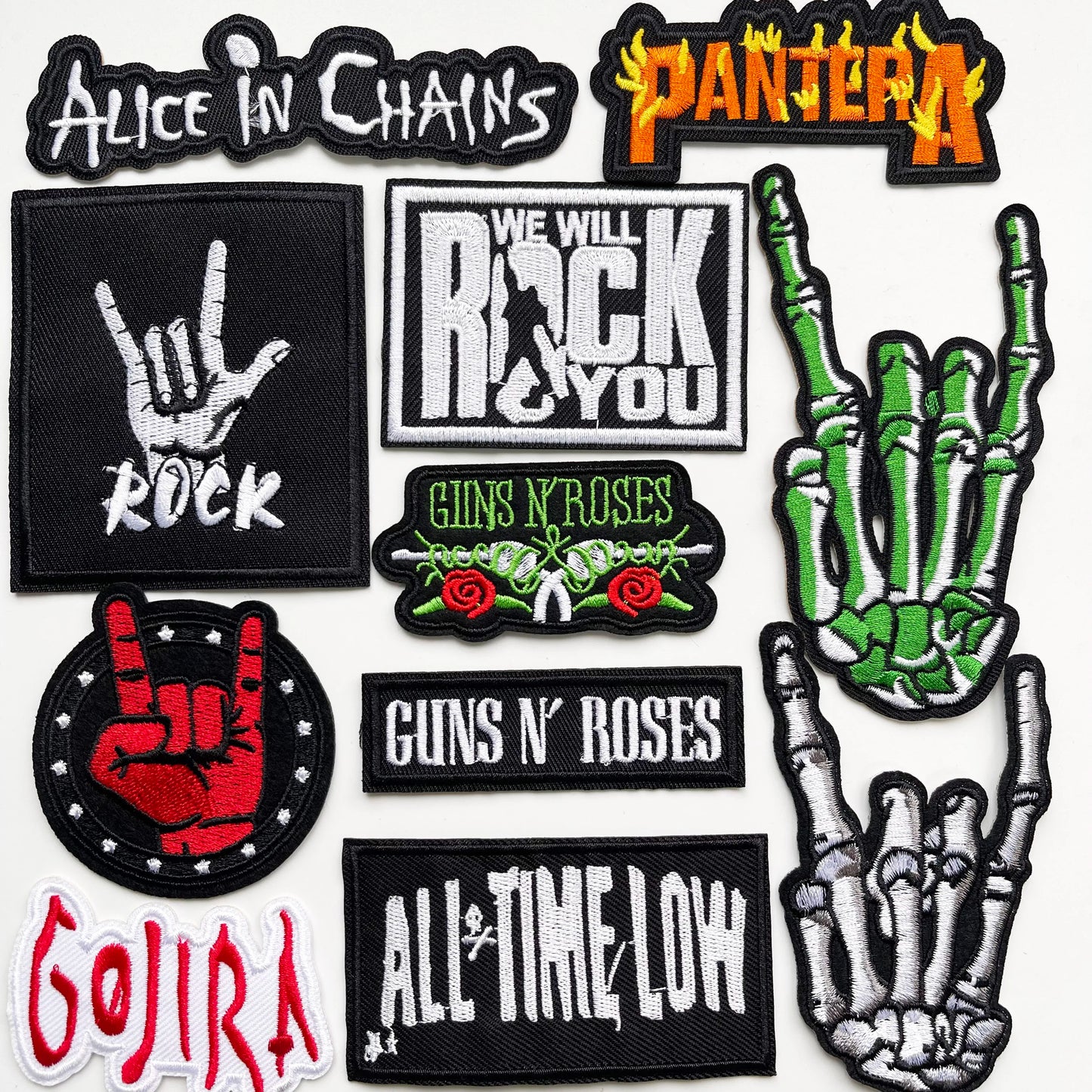 Heavy Metal MUSIC Iron On Patches Cloth BAND ROCK patch Mend Decorate Clothes Apparel Sewing Decoration Applique Badges
