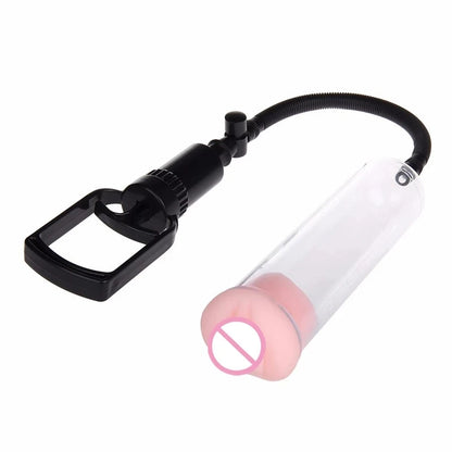 Male Penis Pump Dick Stimulate Extender Masturbator For Man Vacuum Pump Manual Penis Enlarger Big Dick Lasting Trainer Sex Toy