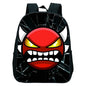 16 Inch Angry Geometry Dash Backpack Boys Girls Bookbag Cartoon Game Kids Kindergarten School Bags Toddler Childcare Backpack