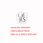 Wedding Embosser Stamp LOGO Custom Personalized Embossing Seal Customization for Letter Head Wedding Envelope Graduation Decora