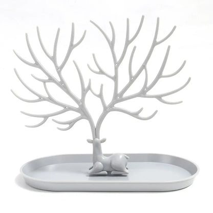 Antler Jewelry Storage Rack Smooth Deer Horn Jewels Display Shelf Rings Earrings Small Accessories High Quality Showing Stand