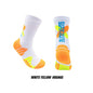 1 Pair High Tube Professional Practical Sport Socks Men's Towel Bottom Thickened Shock Absorbing Contrast Color Elite Socks