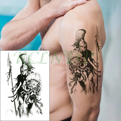 Waterproof Temporary Tattoo Sticker Joker Skull Letter Big Size Body Art Flash Tatoo Fake Tatto Stickers for Girl Men Women