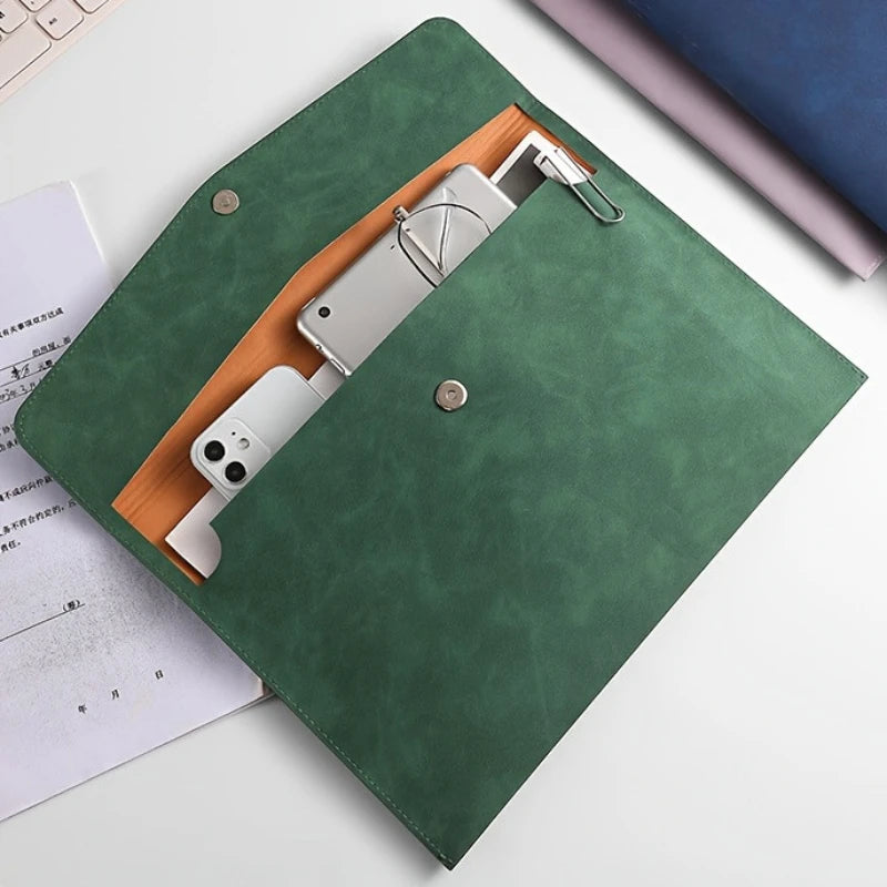 A4 File Storage Bag Simple File Folders Business Office School File Organizer Bags Laptop Sleeve