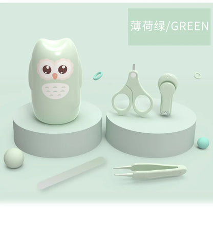 Newborn Baby Nail Scissors Baby Nail Care Tools Kids Safety Portable Nail Scissors Trimmer Tweezers with Box Kids  Nail Art  Set