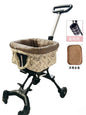 Compact Foldable Pet Cart Lightweight Shopping Cart Small Portable Go out Pet Carrier