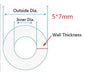 5 Meters Transparent Food Grade Silicone Tube 2 4 6 8 10 12 Flexible Garden Rubber Hose Aquarium Soft Tubing Silicone Pipe