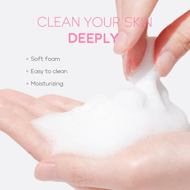 40pcs Face Skin Care Set Cherry Blossom Essence Moisturizing Cream & Collagen Eye Cream & Face Toner & Cleanser Portable Kit