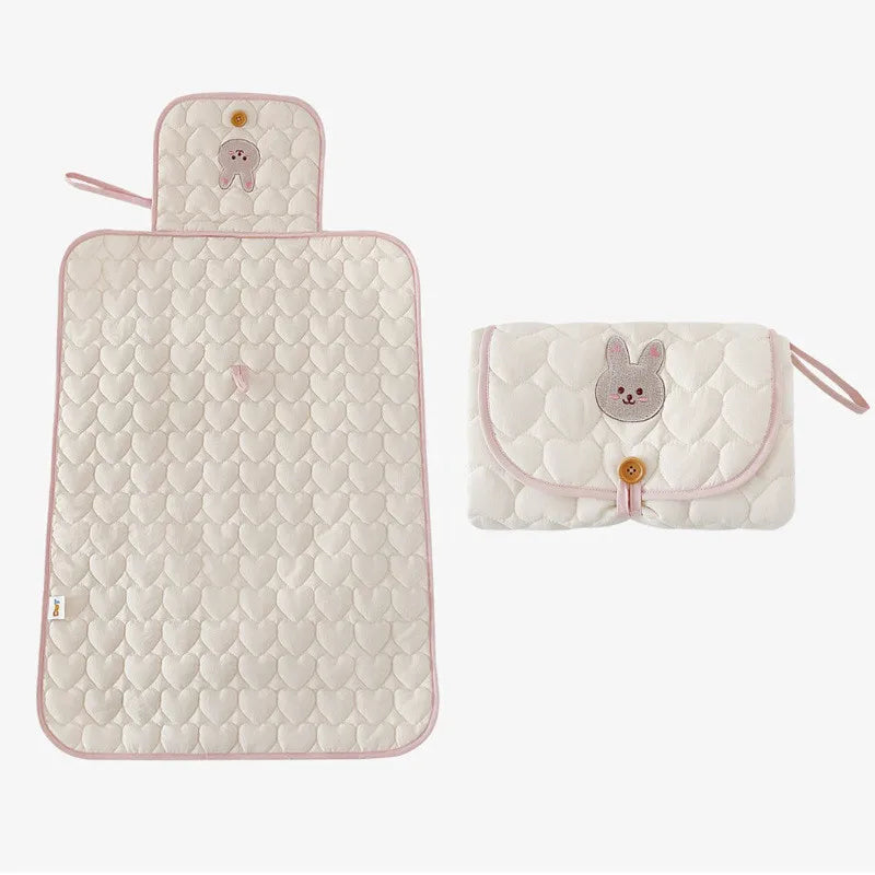 Foldable Baby Diaper Changing Pad Waterproof Newborn Nappy Changing Mat Travel Diaper Change Sheet Bedding Urine Pads Breathable
