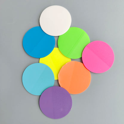 160 Sheets 8 Colours Waterproof Transparent Circular Sticky Note Pads Notepads Journal Student Stationery Office Supplies