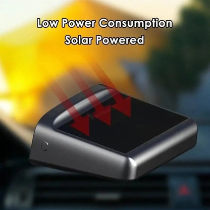 Solar HUD Head-up Display HD LED Car Speedometer Solar+Type-C Dual Charging Overspeed Alarm Safe Driving Universal Accessories