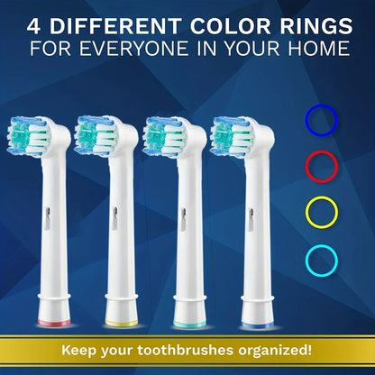 4/12/16/20 Pcs Replacement Toothbrush Heads Compatible with Oral-B Braun Professional Electric Toothbrush Heads Brush Heads