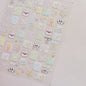 Iridescent Water Bubbles Shiny Stars Colorful 5D Nail Art Stickers Dreamy Water Drop Self Adhesive Decorations Manicure Decals