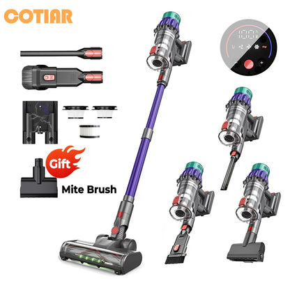 COTIAR V22 650W 55000PA Suction Power Cordless Vacuum Cleaner Handheld Home Appliance Portable Vacuum Cleaner Removable Battery