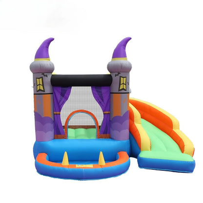 Inflatable Bounce House With Ball Pool And Slide Kids Birthday Party Game Gift Jumper Children Jumping  Bouncy Castles Oxford