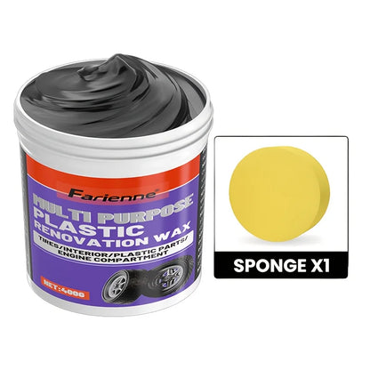 All-In-One Plastic Polishing Paste for Car Interior Refinement,Scratch Repair Wax for Dashboard& Sofa Seats,Quick Shine Solution